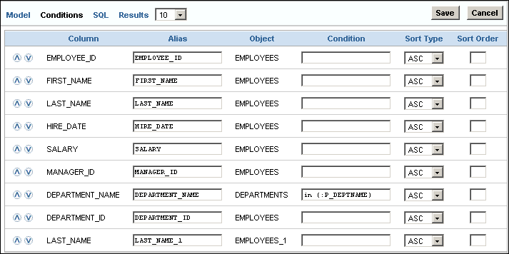 Adding a bind variable